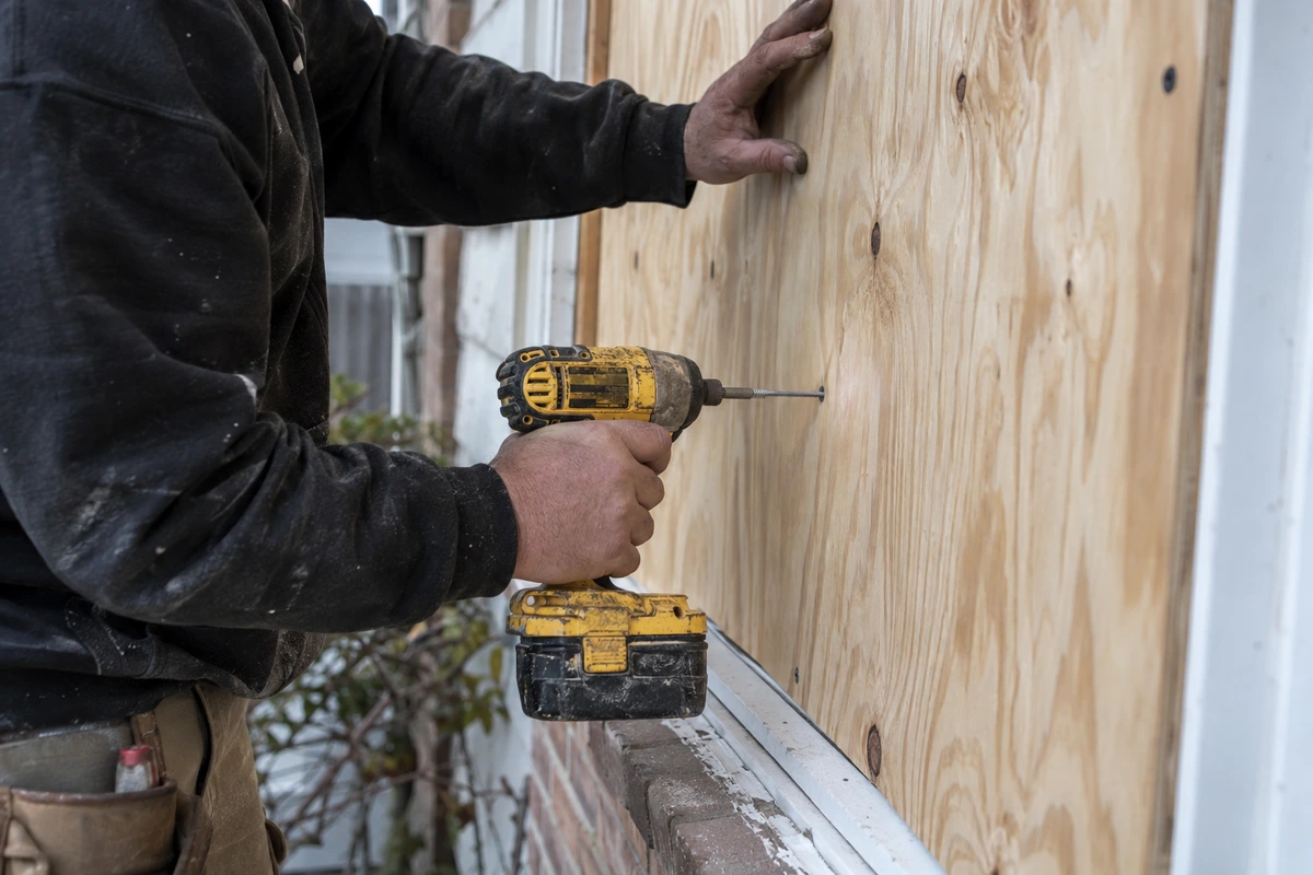 Emergency board up contractor